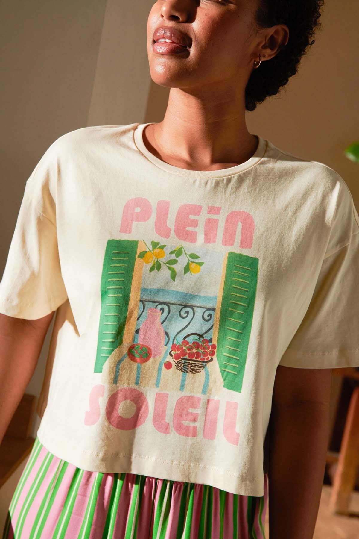 Organic Cotton T-shirt - Full Sun