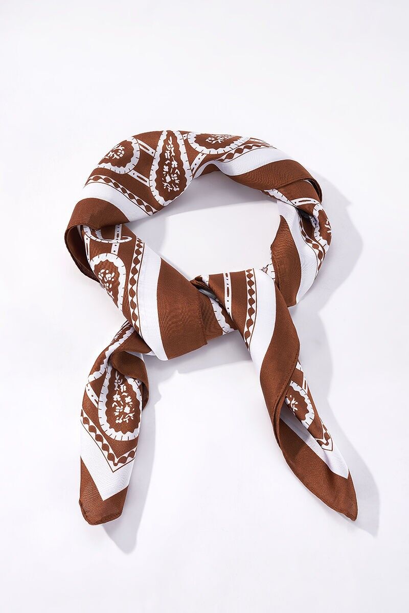 Gemusterter Schal 65 x 65 cm FL387DF