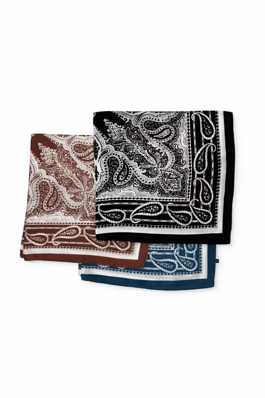 Patterned scarf 65 x 65 cm FL387DF