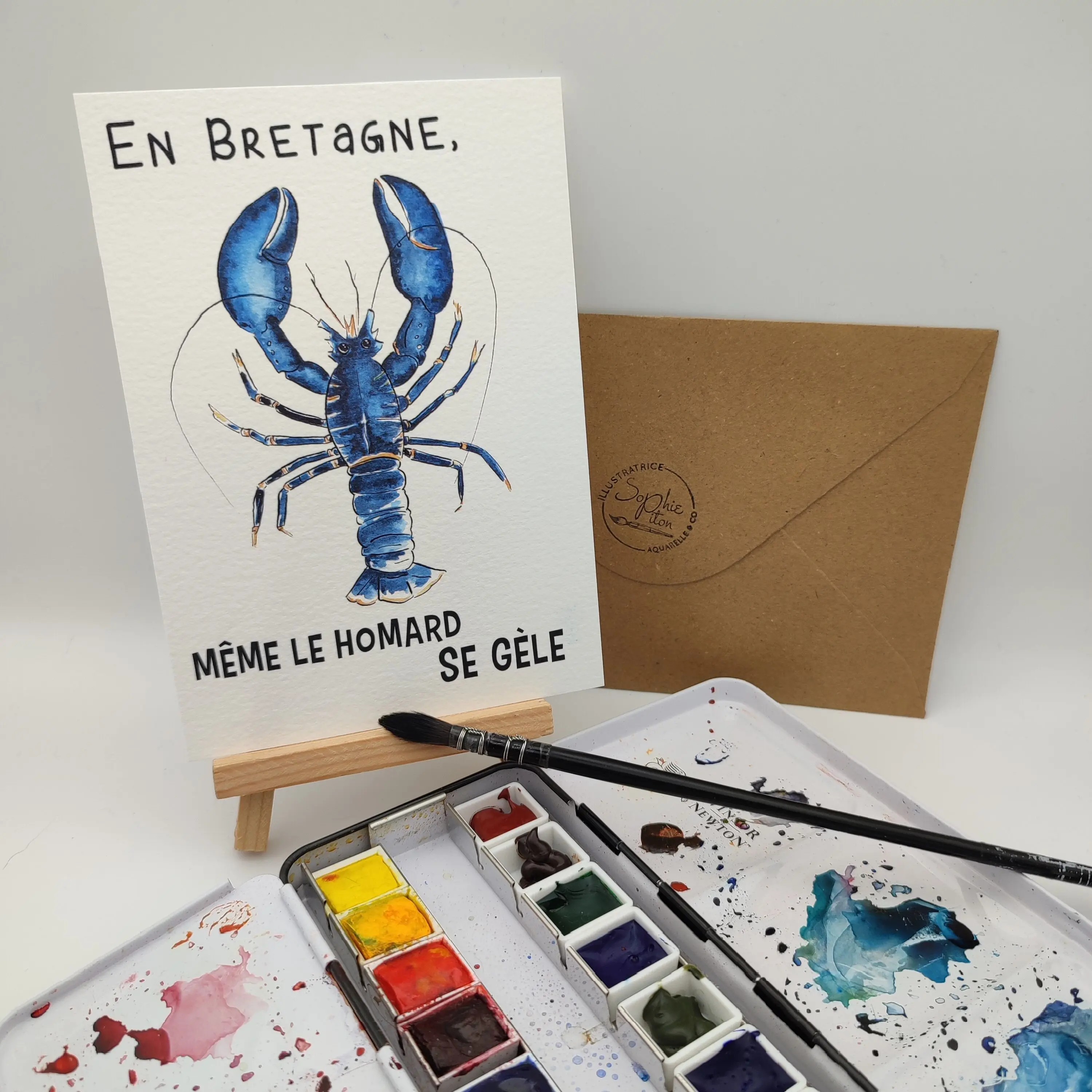 Buy wholesale Carte & affiche illustrée Bretagne – Même le homard