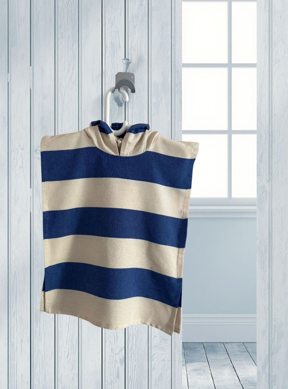 Poncho enfant Malaga bleu royal Taille 4/6