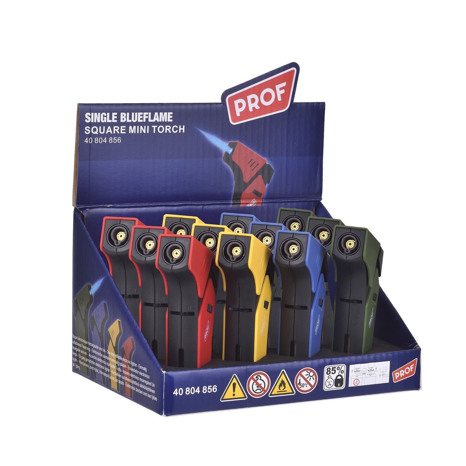PROF - BRIQUET SQUARE MINI TORCH JETFLAME