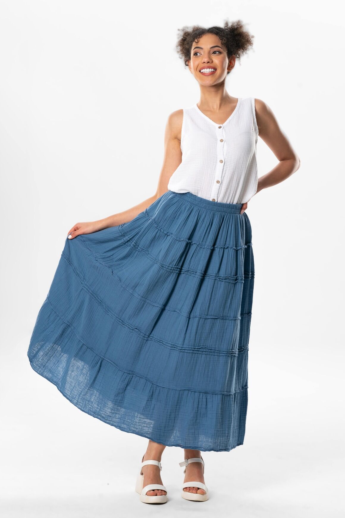 BNN Long Skirt (151.530.02); 100% Cotton