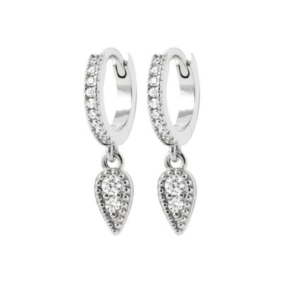 Boucles d'oreilles créoles Reine 2