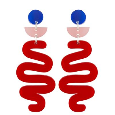 Eden Red Earrings