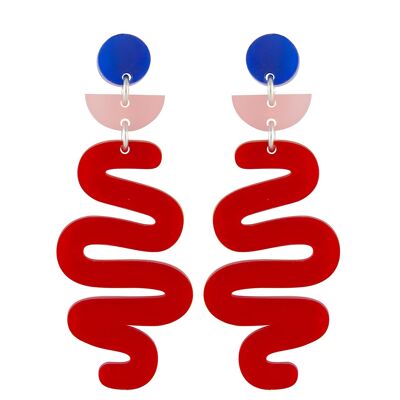 Pendientes Eden Rojo