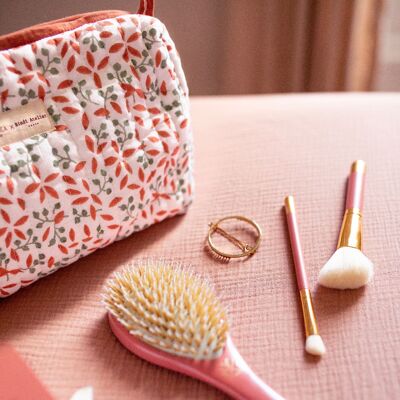 Trousse de toilette Bachca x Bindi Atelier Terracotta