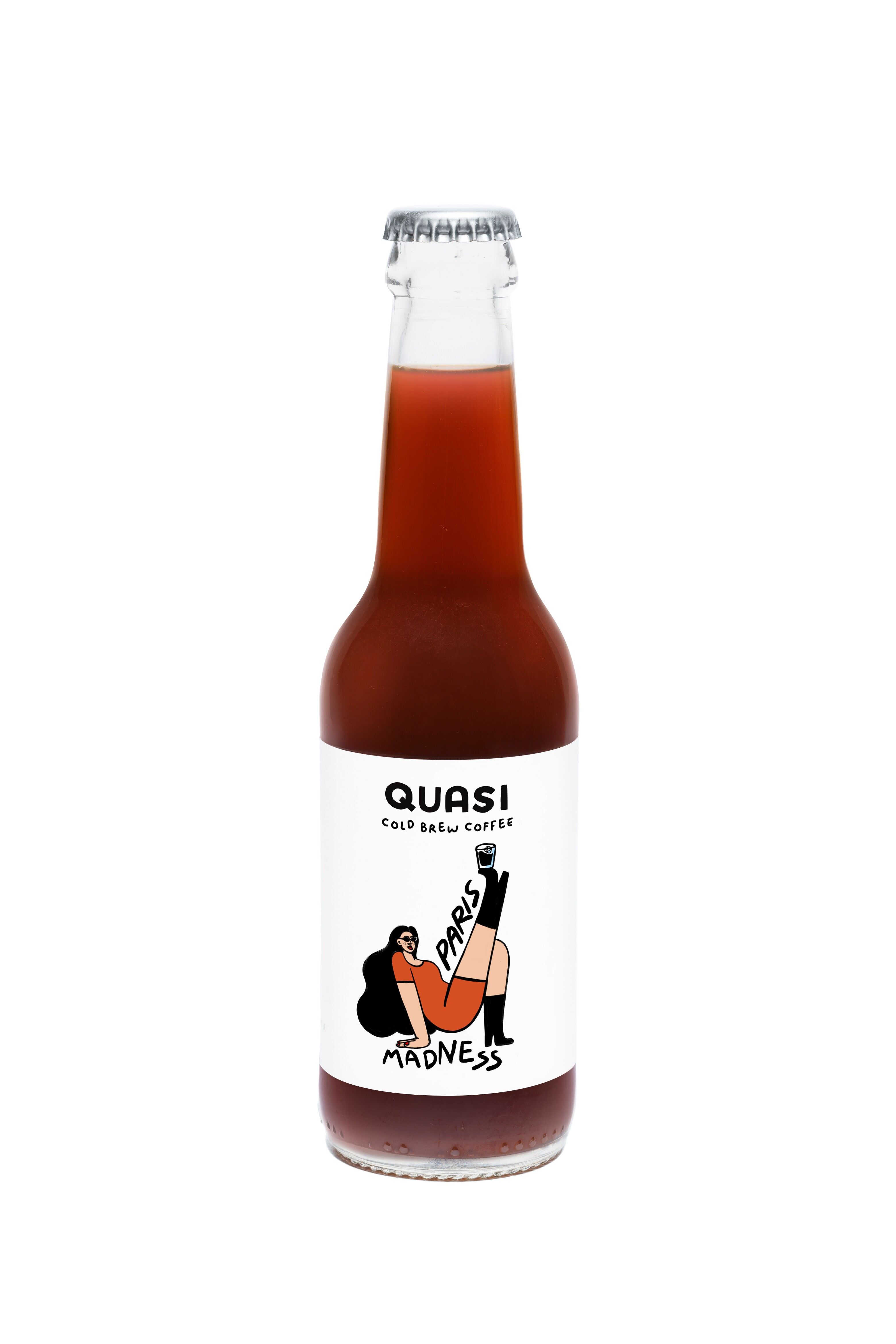 COLD BREW COFFEE - QUASI "Paris Madness" - 25cL bottle