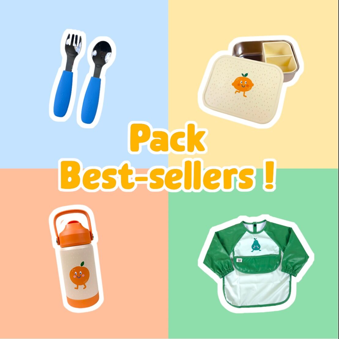 🌟 Confezione da 40 pezzi della collezione Baby Fruity più venduta di Les Petits Citrons