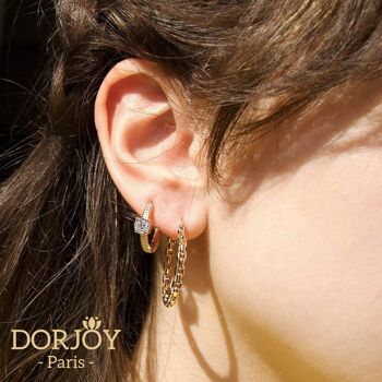 Boucles d'oreilles Créoles Primrose 2