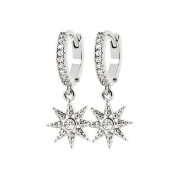 Boucles d'oreilles créoles Jelena 2 1