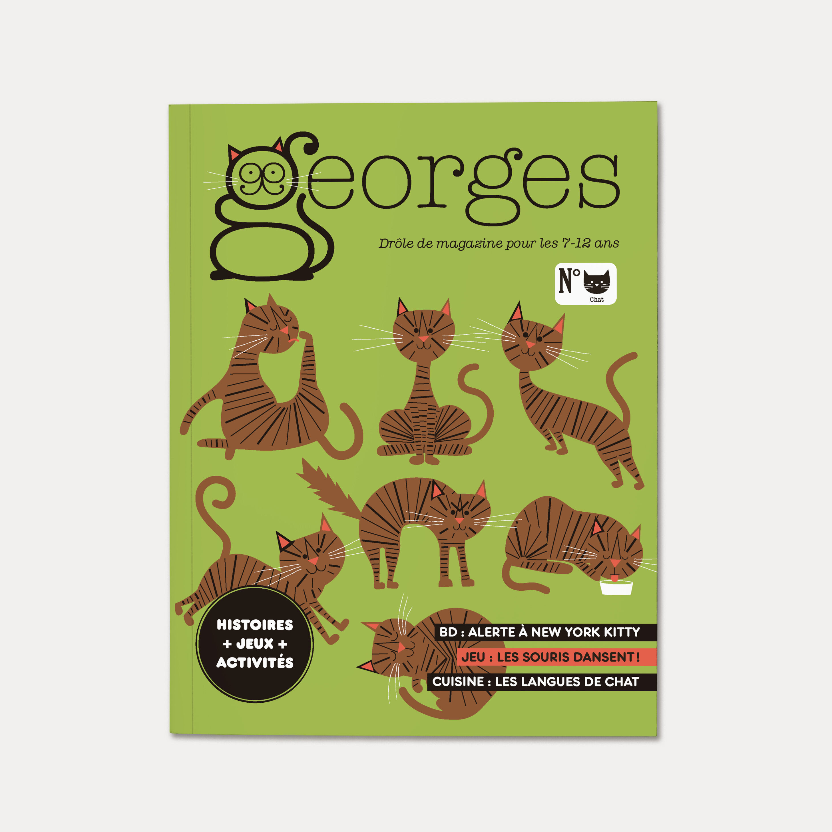 Georges Magazine 7 - 12 years old, Cat issue
