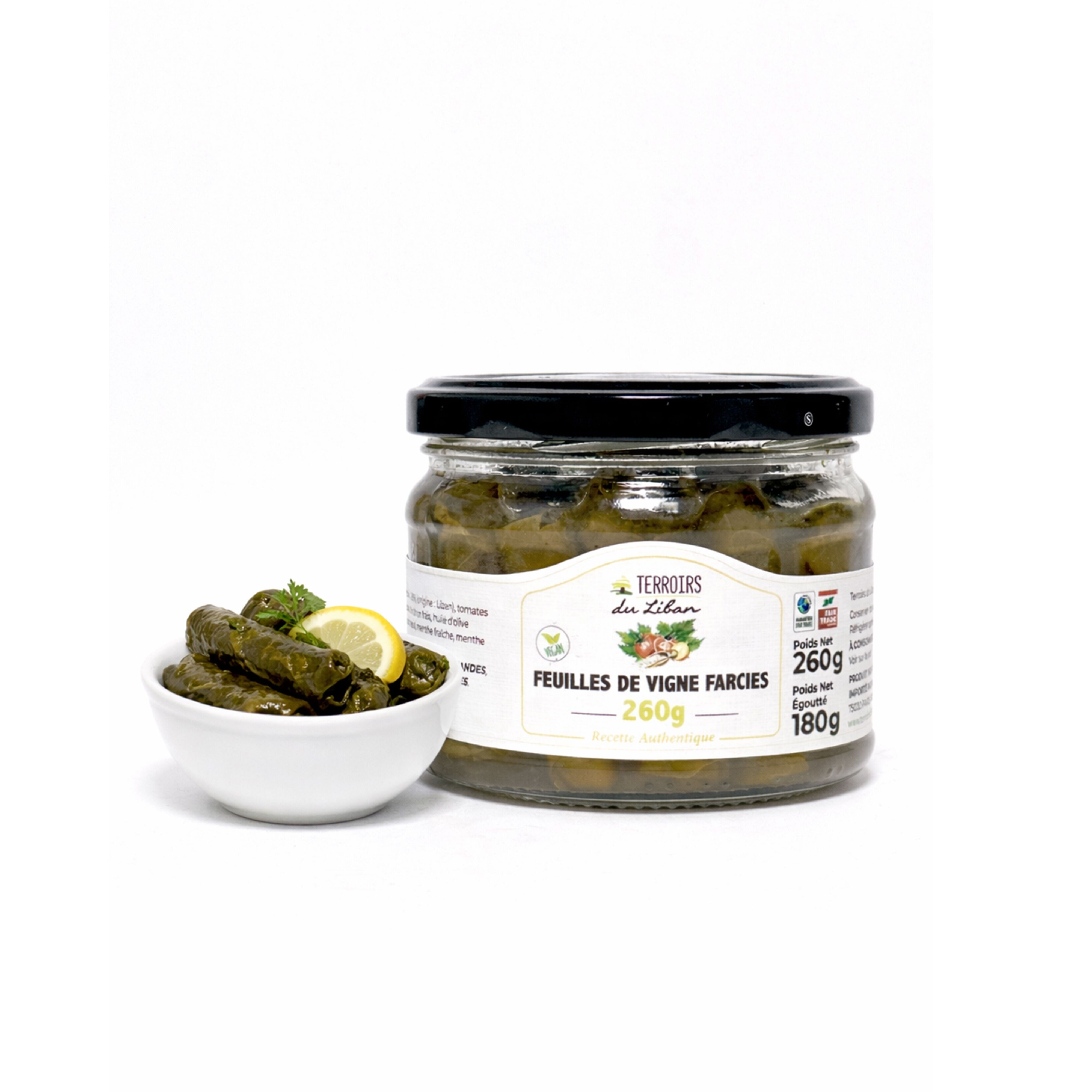 Terroirs du Liban - Feuilles de Vigne Farcies 260g