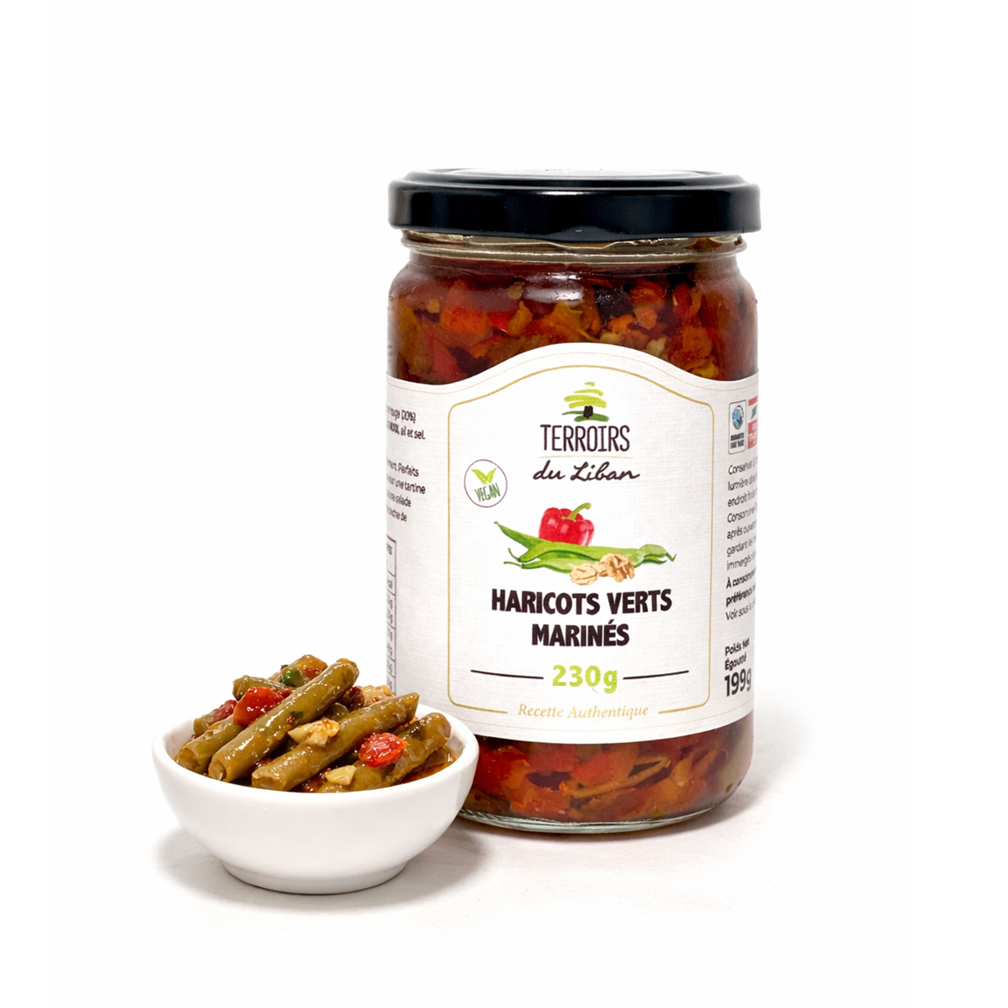 Terroirs du Liban - Marinated Green Beans 230g Introductory Offer 10%