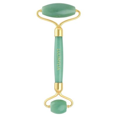 Lulimylia - Green Aventurine Jade Roller | Anti-imperfections and Acne Facial Treatment | BSCI, ISO9001, CPSIA certified