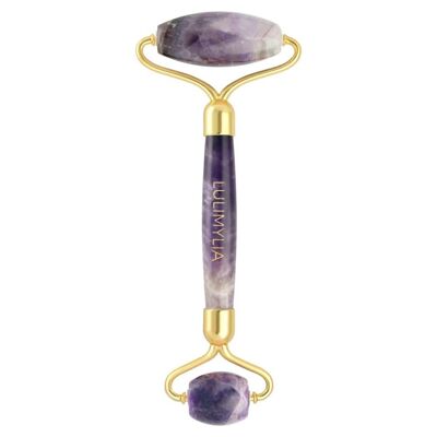 Lulimylia - Purple Amethyst Jade Roller | Facial Cleansing Treatment | BSCI, ISO9001, CPSIA certified