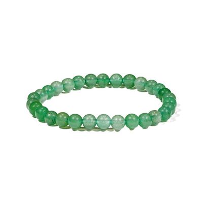 Lulimylia® - Grünes Aventurin-Armband | Vorteile Wohlstand, Kreativität und Ausgeglichenheit | Feiner Stein aus Brasilien | Begründeter Bergbau