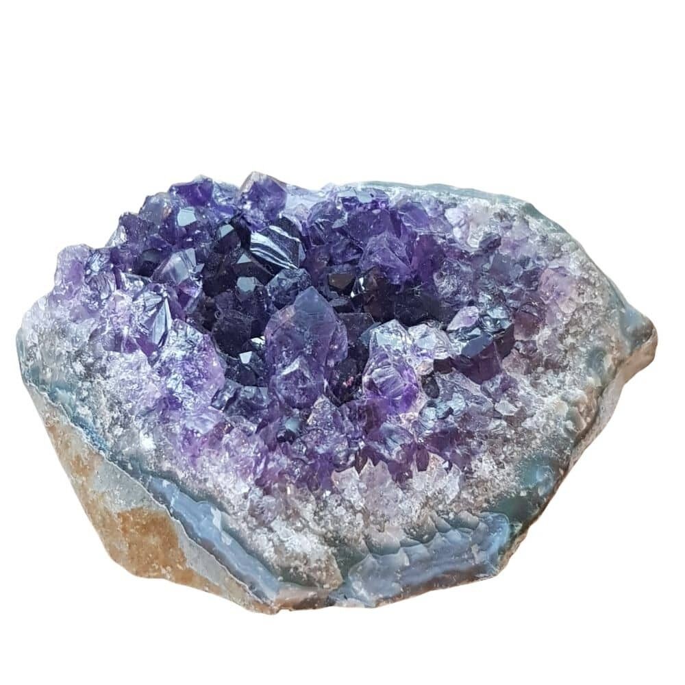 Geoda de amatista de Uruguay (recarga) - Media