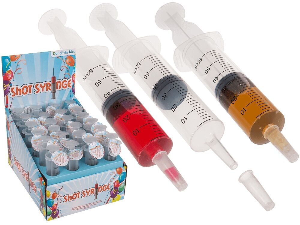 Shot syringe, for X ml,