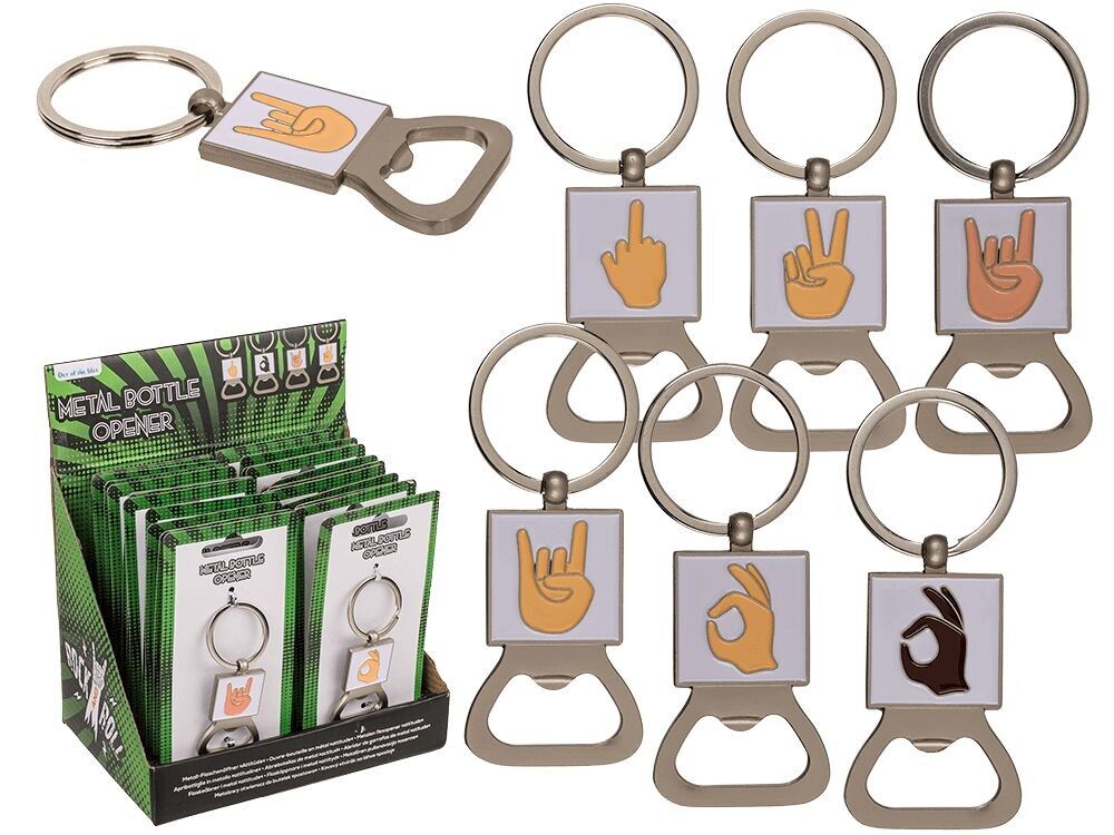 Metal bottle opener, attitude,