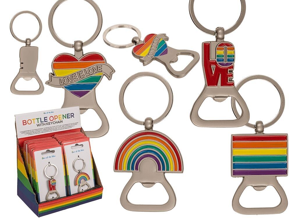 metal bottle opener, Pride,