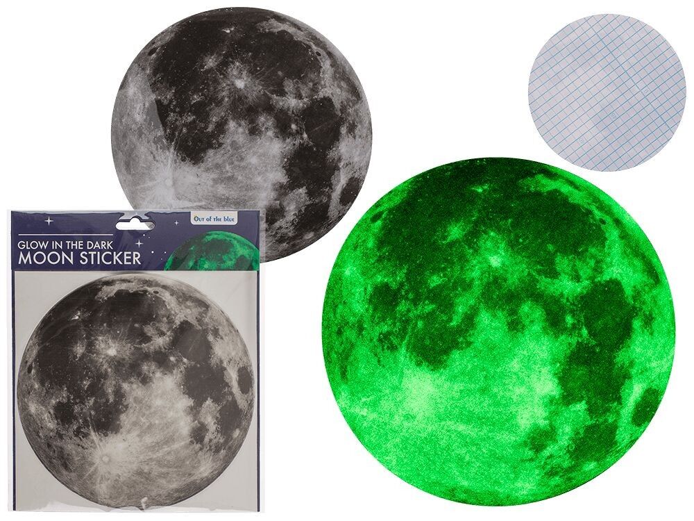 Luminous Moon Sticker, Glow in the Dark,