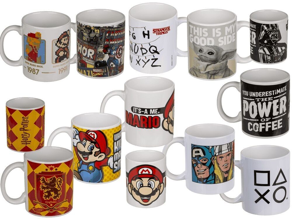 Item set, licensed mug,
