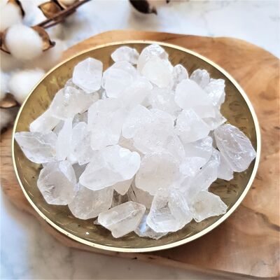 Cristal de roca crudo (comodidad y protección) - Pequeño (7 a 15 gramos)