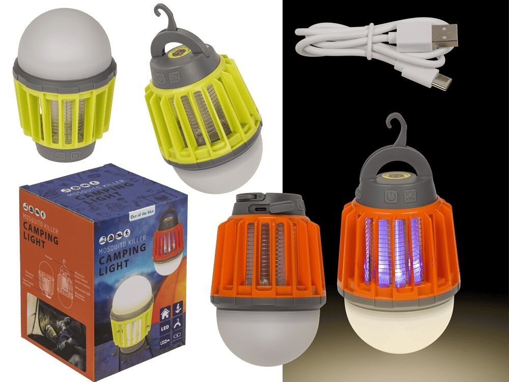 Mosquito killer camping lamp, 12 x 9 cm,