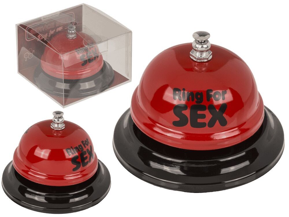 Service bell, Ring for Sex, 7.5 x 6 cm,