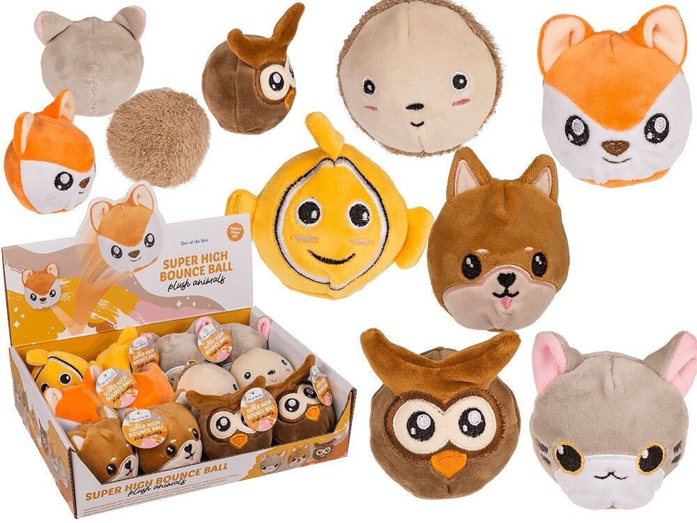 Super high plush bouncy balls,