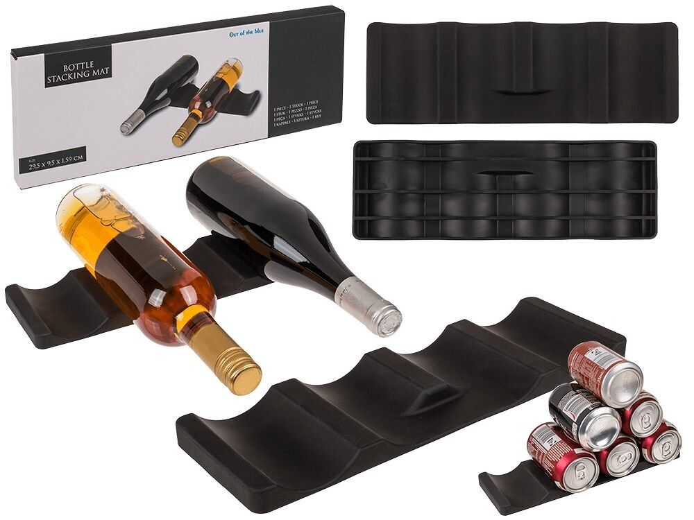 Bottle stacking mat, approx. 29.5 x 9.5 x 1.5 cm,