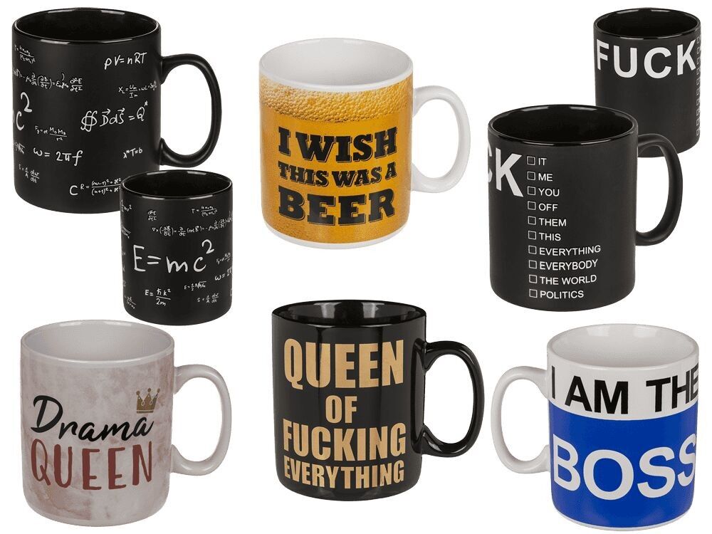 Set di articoli, tazza XL,