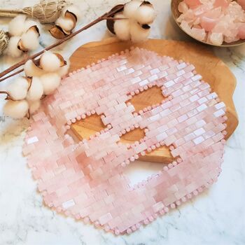 Masque Visage en perles Eco Luxe anti-âge réutilisable (Quartz Rose) 2