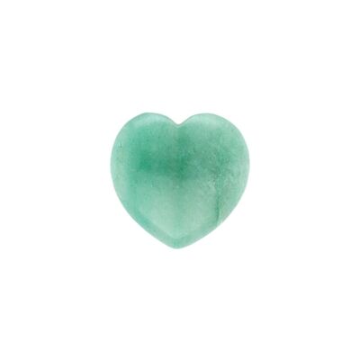 Green Aventurine Stone in the Heart - Soothing and Harmonious Benefits | Fine stone from Brazil | Maison Lulimylia®