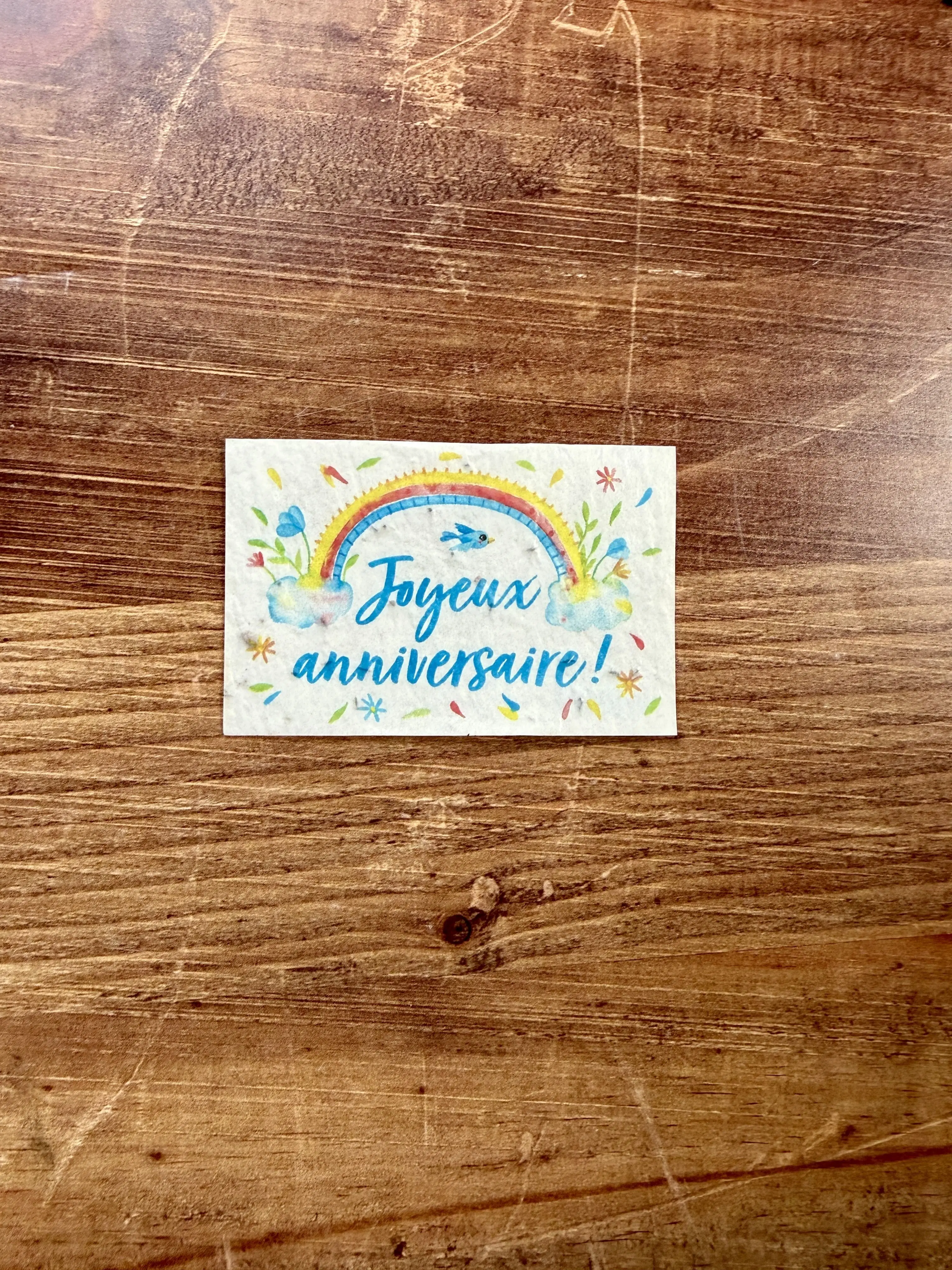 20 minis cartes à planter aquarelle pour fleuristes et cavistes 8,4 x 5,4 cm (2 par modèle)