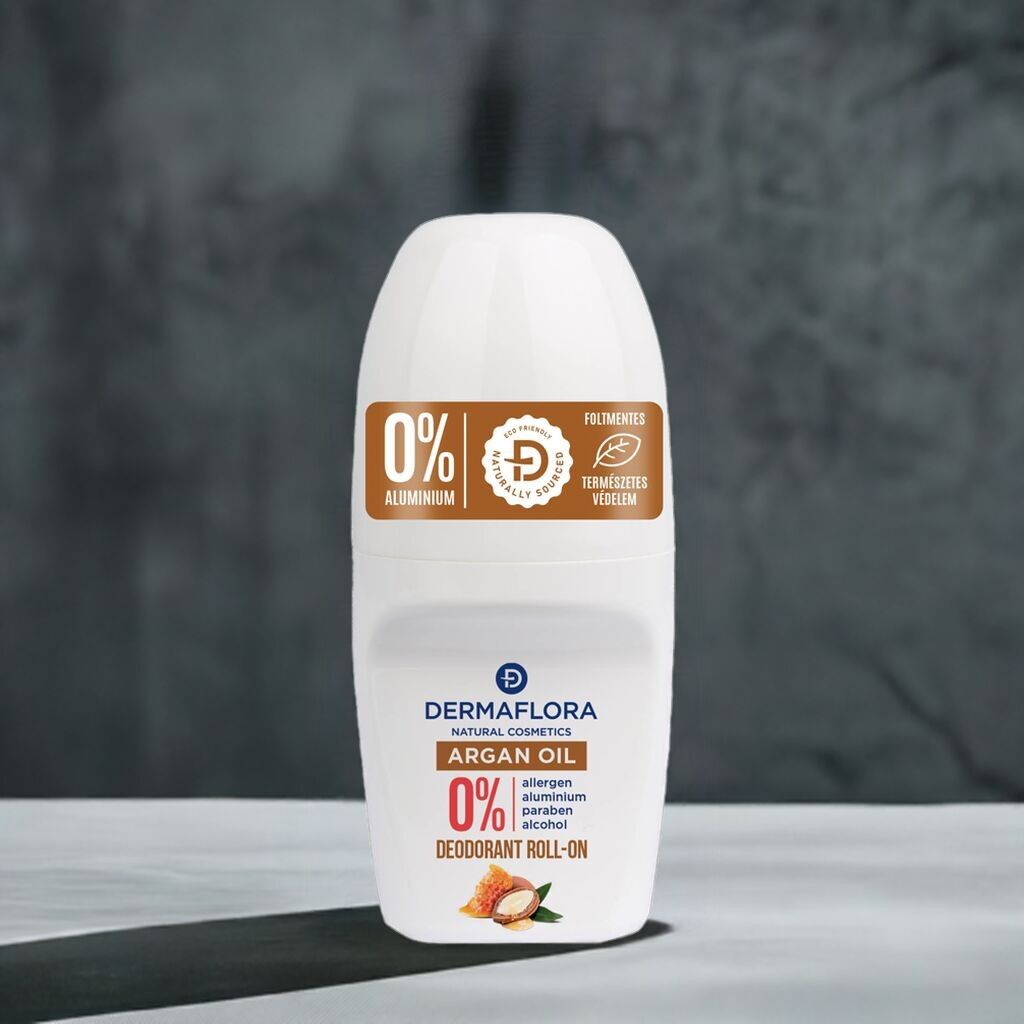 Dermaflora Arganöl & Honig Roll-On Deodorant 50ml – Pflegende, aluminiumfreie Pflege