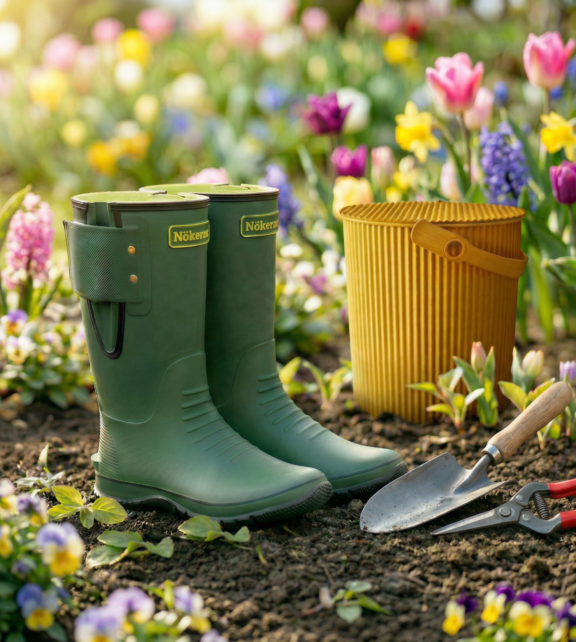 Bottes japonaises imperméables et ajustables – Légères, antidérapantes, idéales pour le jardinage et les activités de plein air