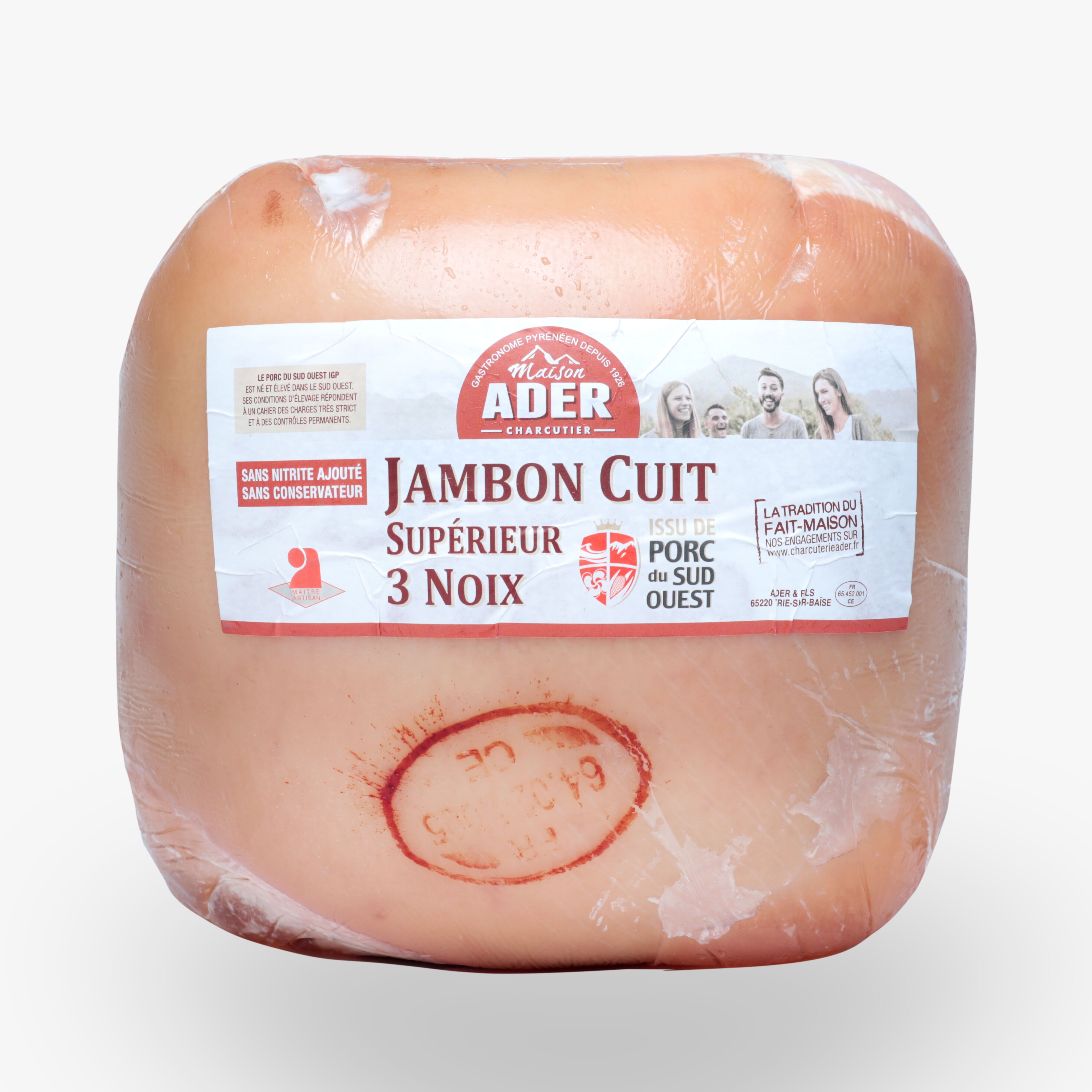 Hochwertiger, nitritfreier IGP-zertifizierter Kochschinken aus Südwestengland