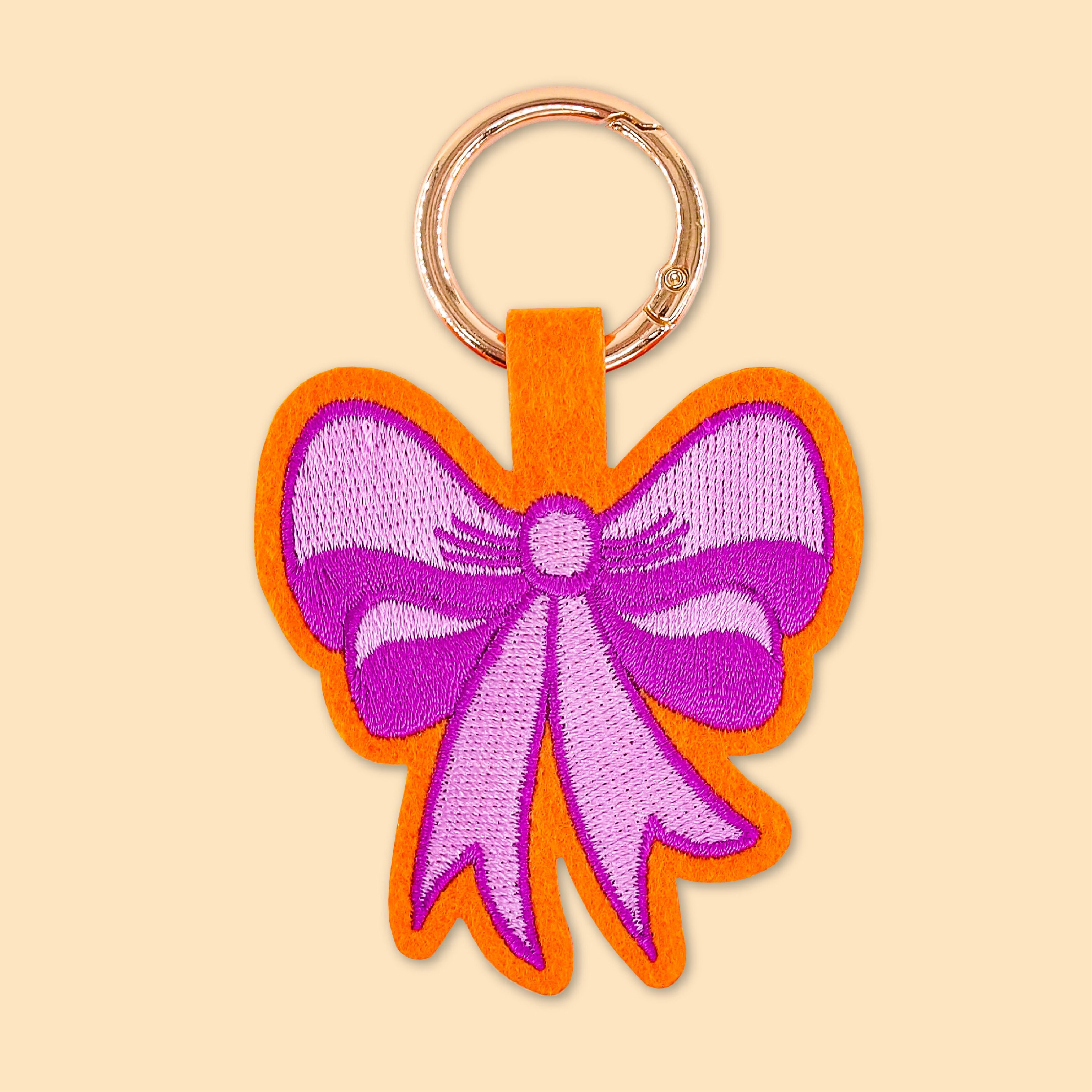 Bow Keychain - Bag Charm - Eco-friendly
