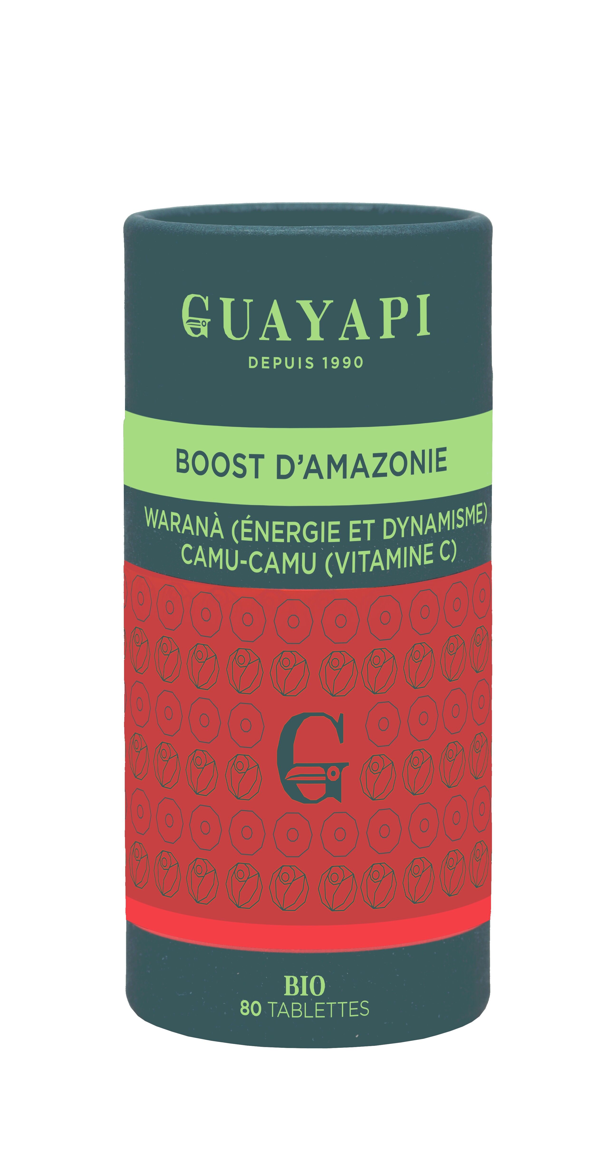 ORGANIC AMAZON BOOST - WARANA/CAMU-CAMU - 80 tablets