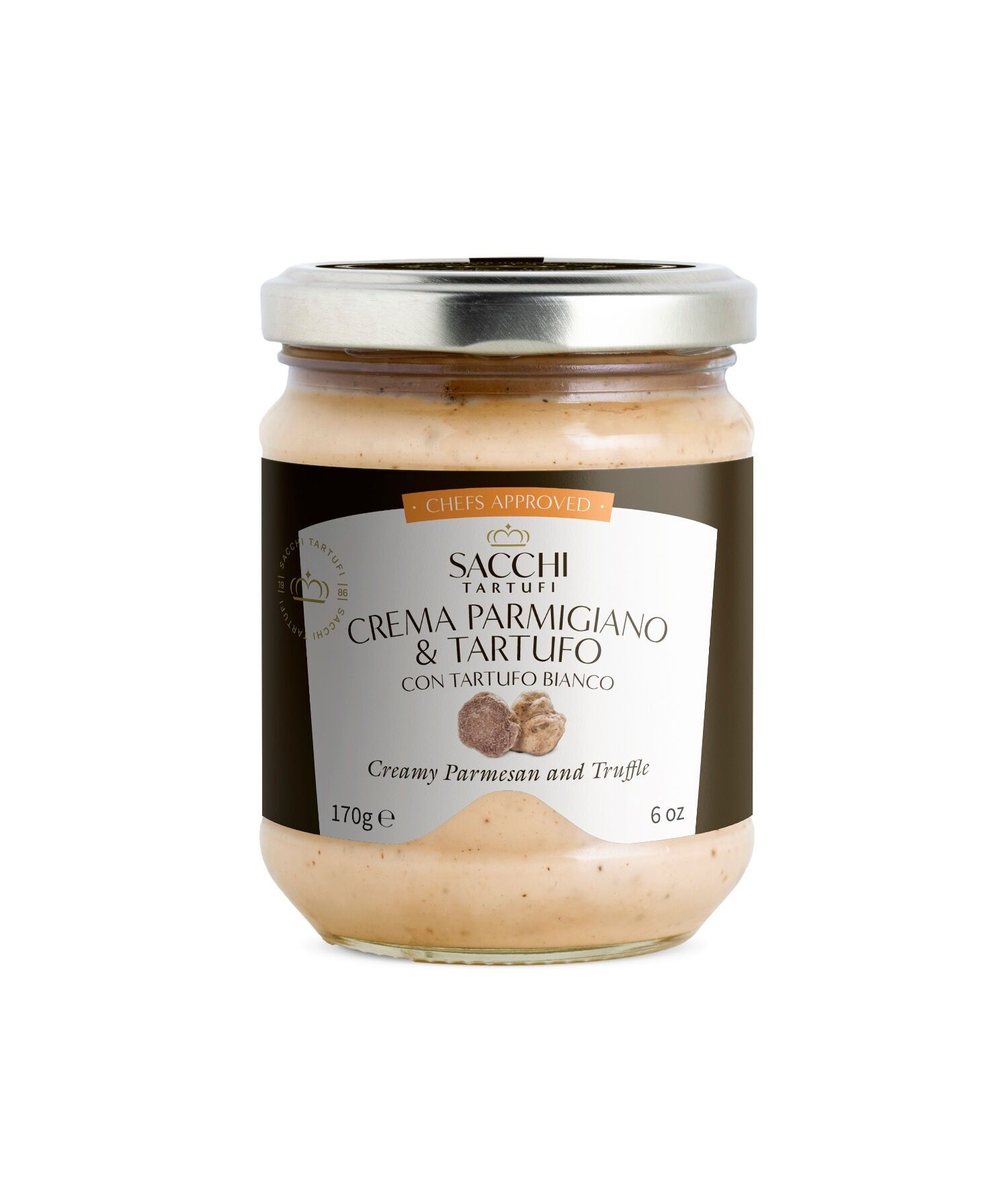Crème - Crème de Parmesan à la truffe blanche - 170 grs - Sacchi Tartufi