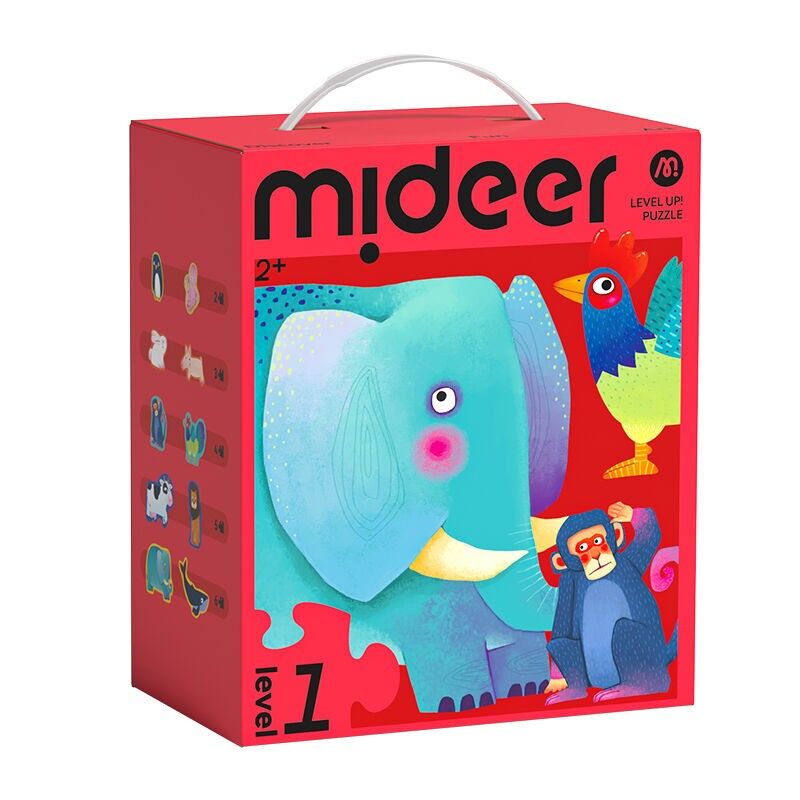 Coffret Puzzles Evolutifs - Niveau 1 - 2 ans et plus - Les Animaux - 10 puzzles