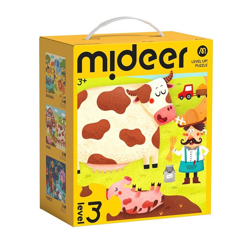 Coffret Puzzles Evolutifs - Niveau 3 - 3 ans et plus - La vie au Grand Air - 3 puzzles