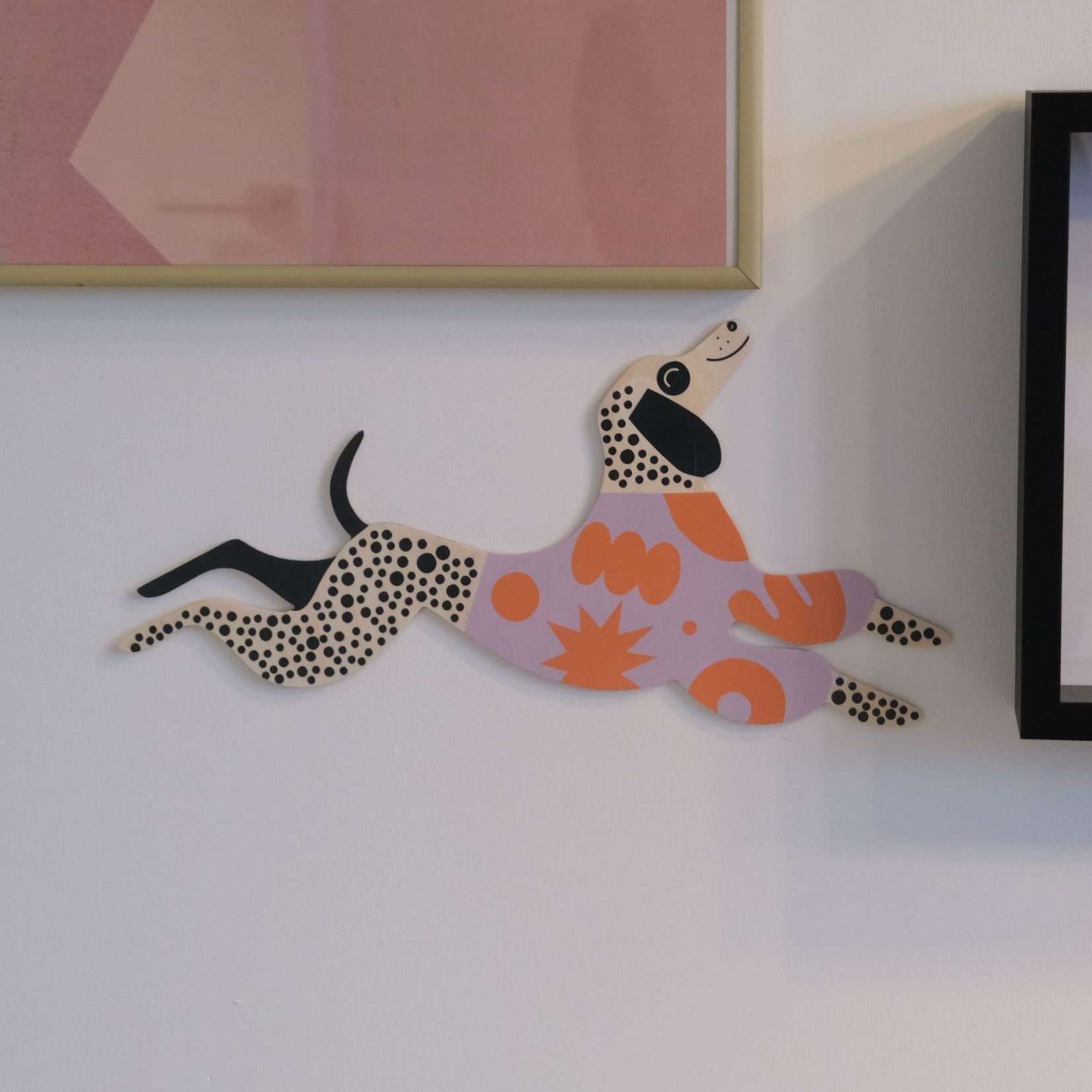 Pepper, le dalmatien – décoration murale en bois
