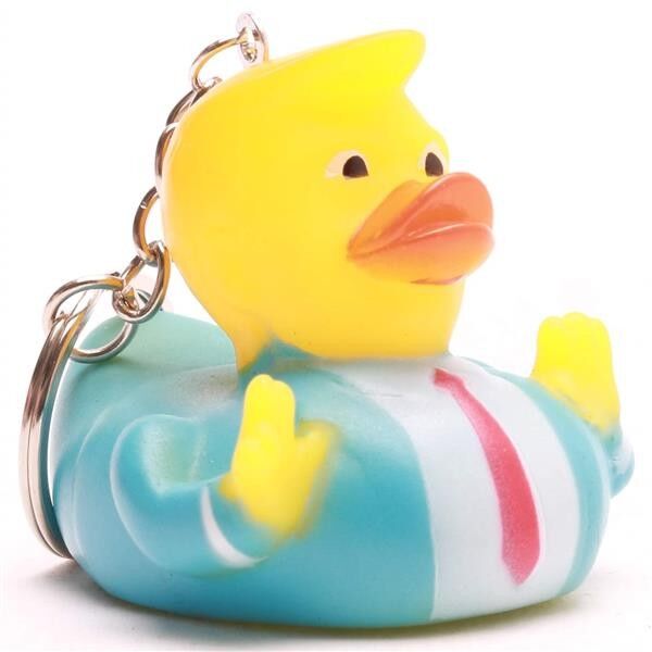 Porte-clés Trump - canard en caoutchouc