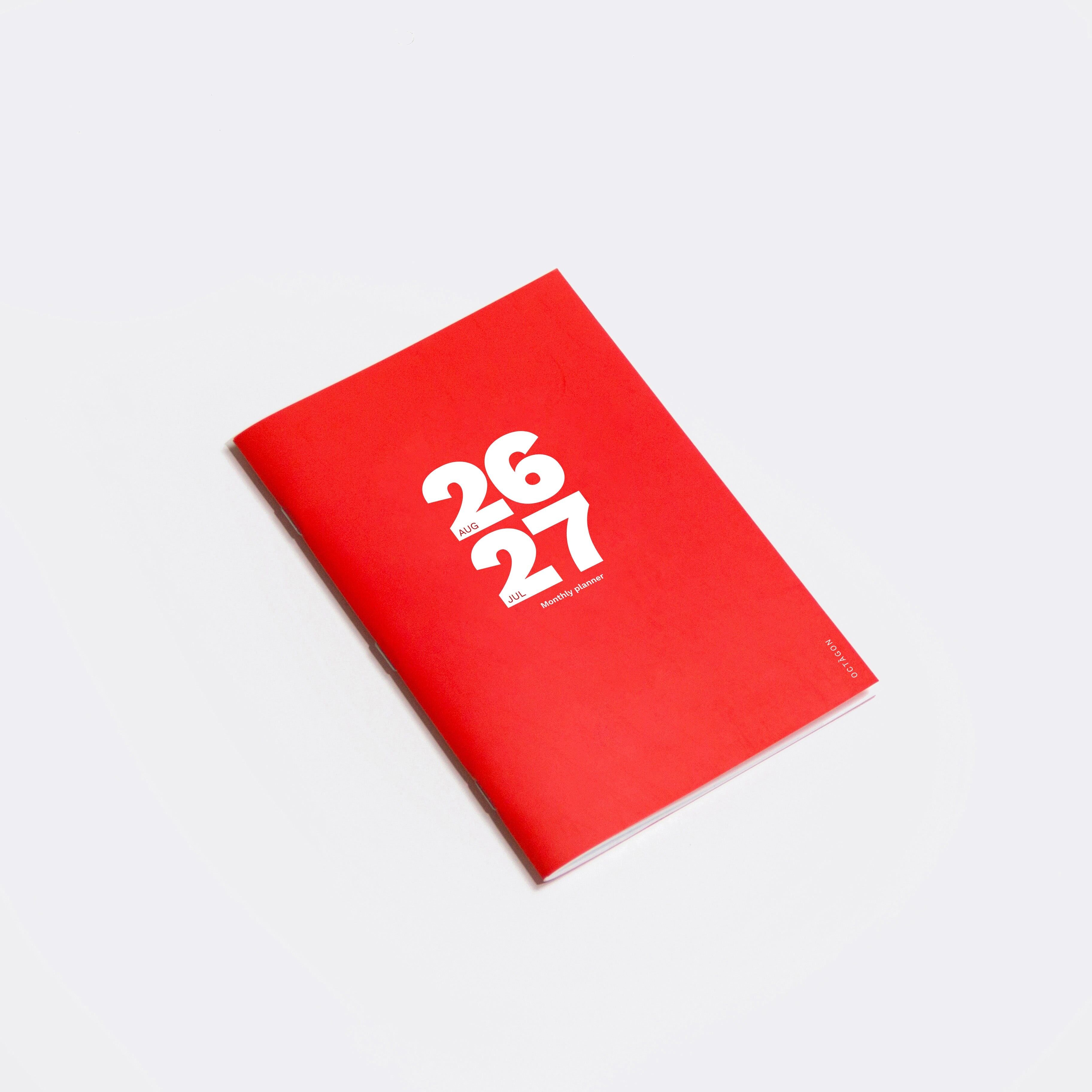 2026-2027 Small Monthly Planner · Similar A5 size