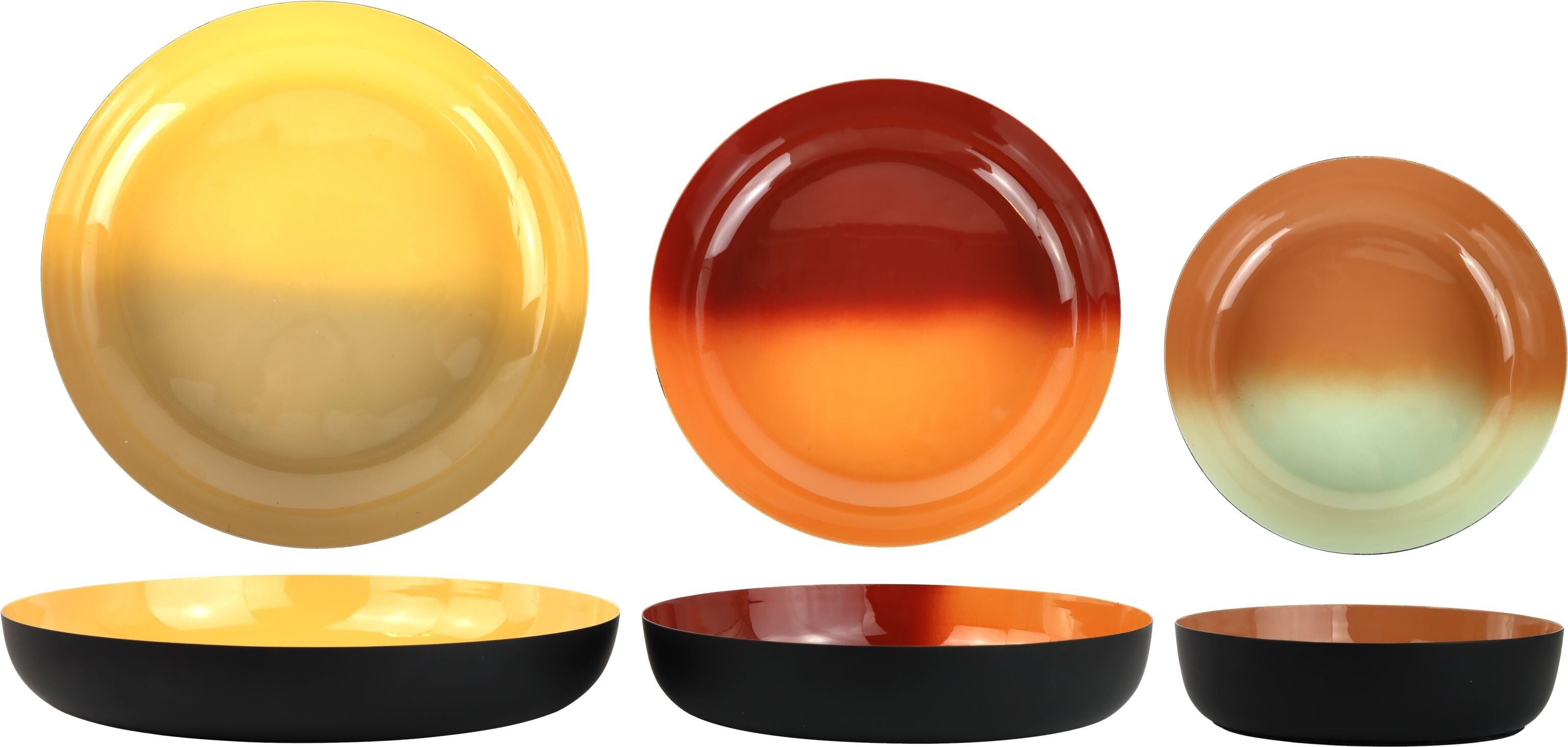 AMBER MUSE BOWLS 3-PIECE SET (HOFF1817)