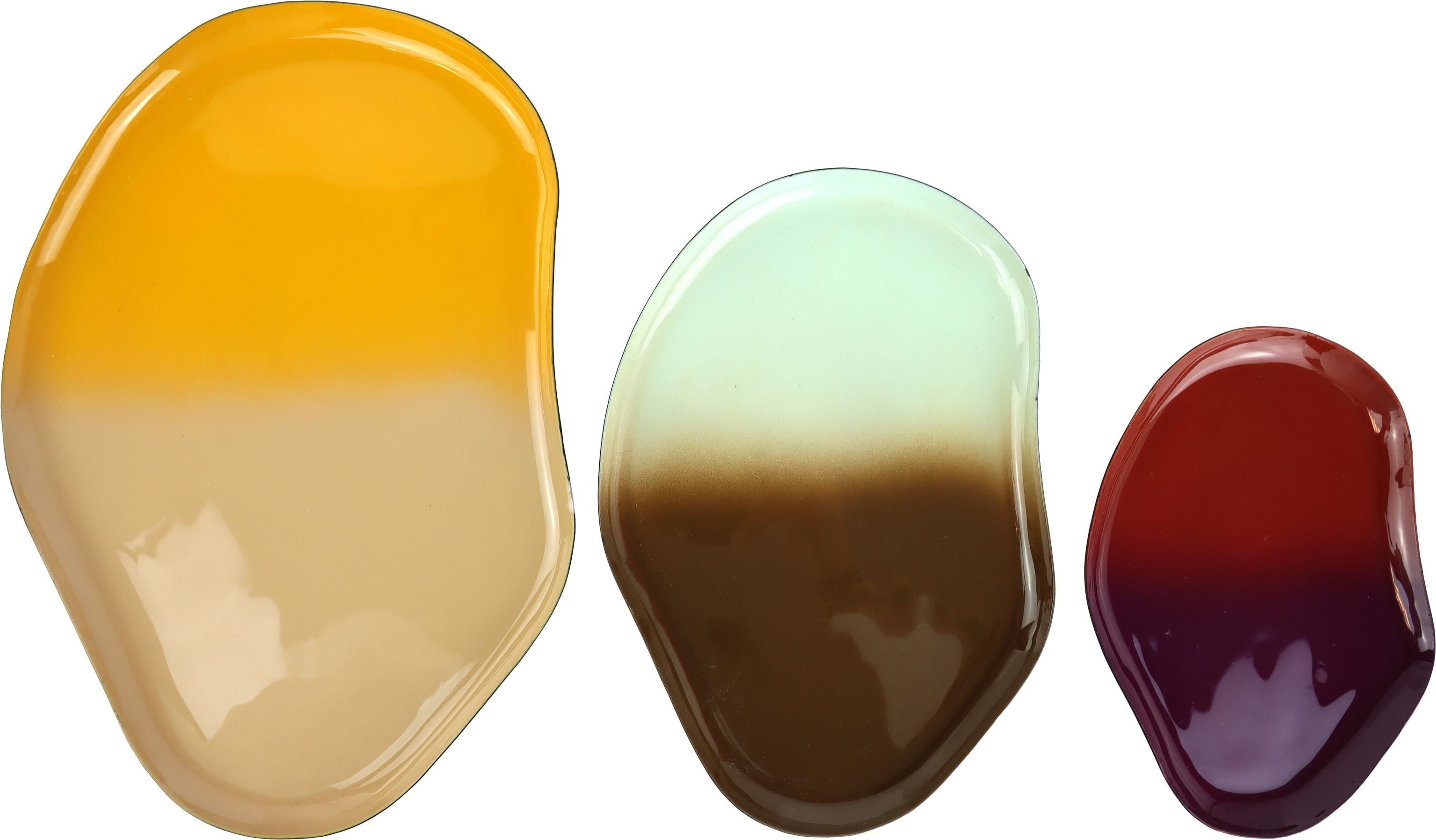 AMBER MUSE 3-PIECE SET TRAYS (HOFF1816)