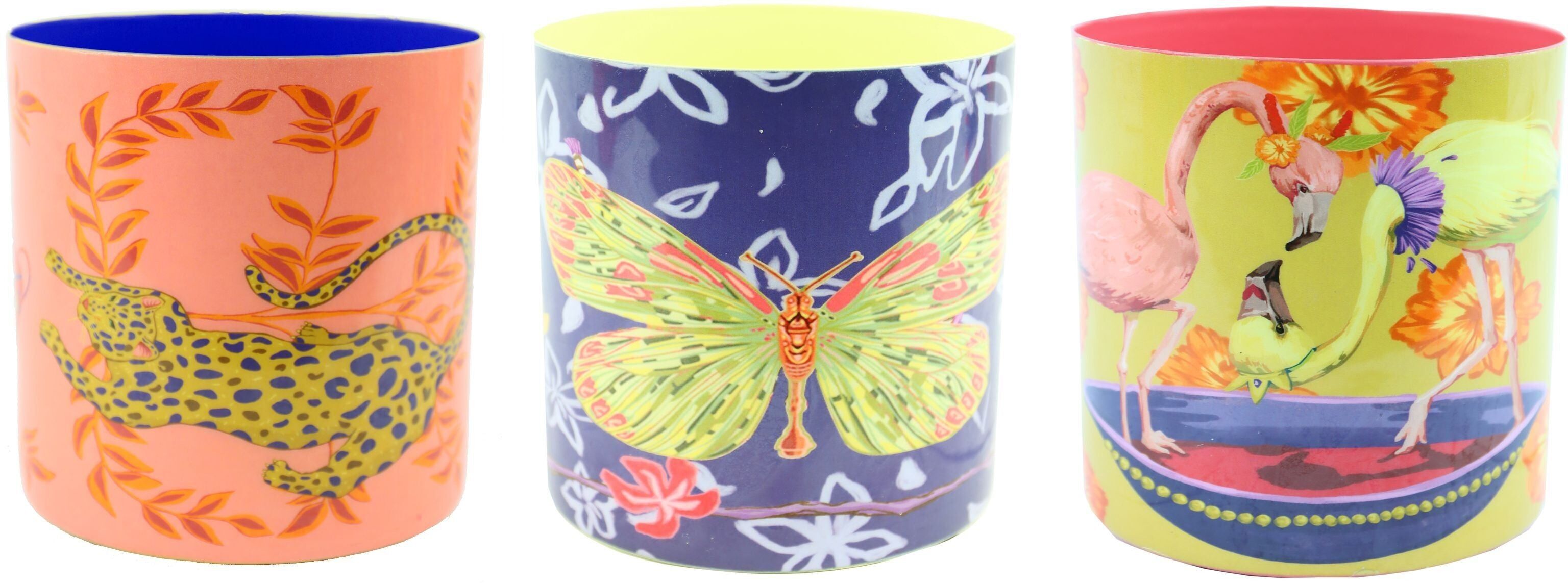 Asian Fauna Plant Pots 3-Piece Set (HOFF1148)